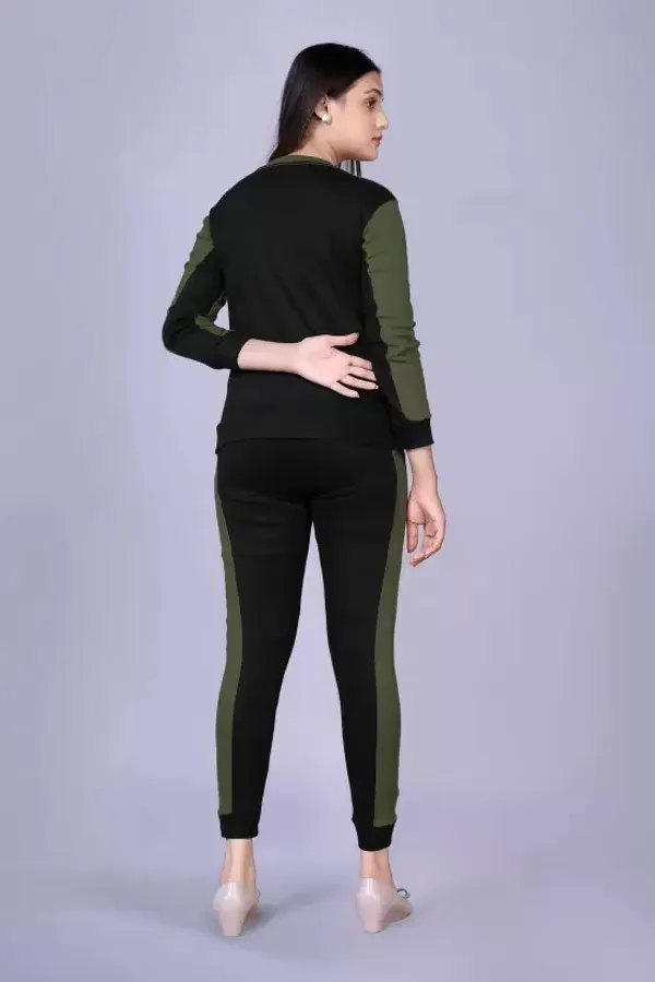 Green_Cotton_Blend_Colorblock_Regular_Track_Suit_For_Women