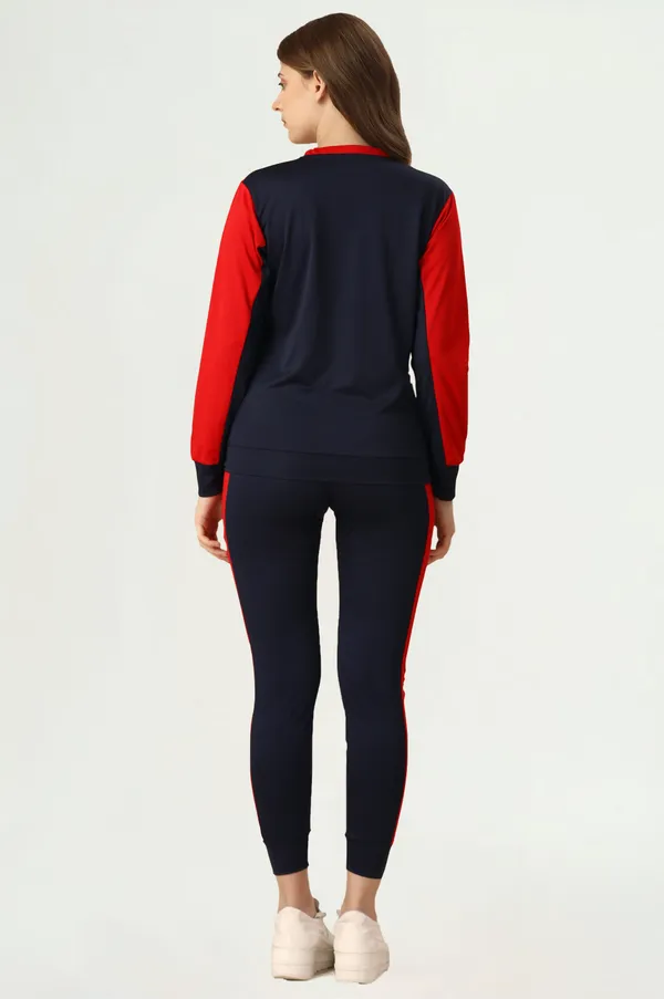 Red_&_Black_Cotton_Blend_Colorblock_Regular_Track_Suit_For_Women