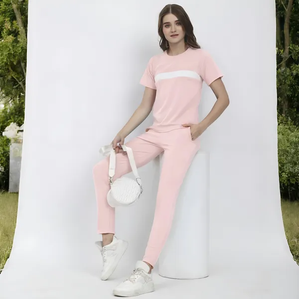 Pink_&_White_Cotton_Blend_Solid_Regular_Track_Suit_For_Women