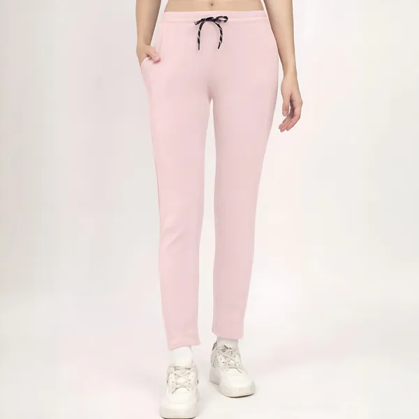 Pink_&_White_Cotton_Blend_Solid_Regular_Track_Suit_For_Women