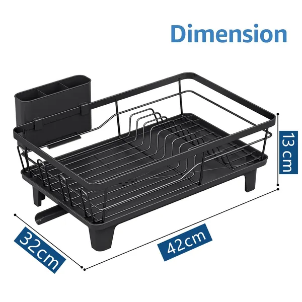 Black-Alloy_Steel-Dish_Rack_For_Kitchen