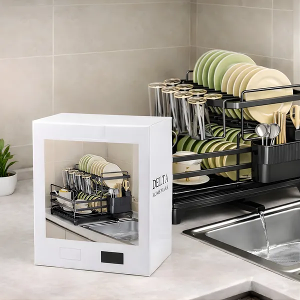 Black-Alloy_Steel-Dish_Rack_For_Kitchen