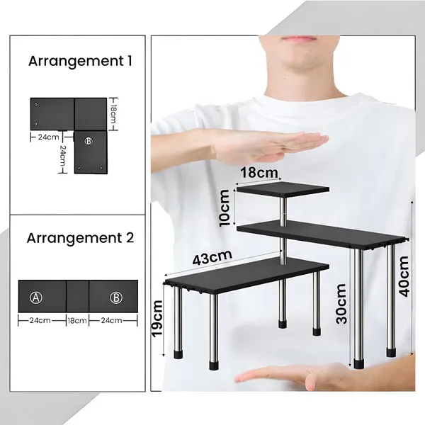 Black-Abs_Plastic,_Stainless_Steel-Kitchen_Organizer_For_Kitchen