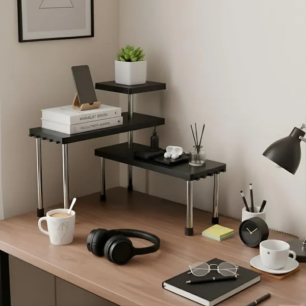 Black-Abs_Plastic,_Stainless_Steel-Kitchen_Organizer_For_Kitchen