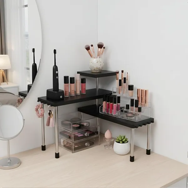 Black-Abs_Plastic,_Stainless_Steel-Kitchen_Organizer_For_Kitchen