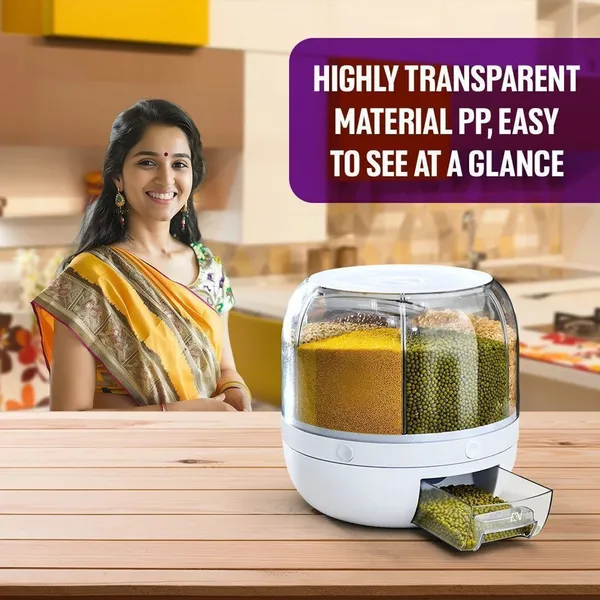White-Polypropylene-Food_Dispenser_For_Kitchen