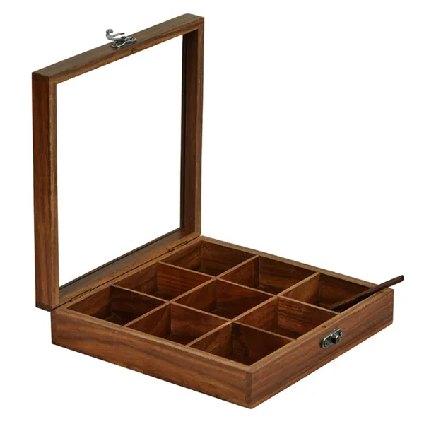 Wooden-Wooden_And_Steel-Masala_Box_For_Kitchen