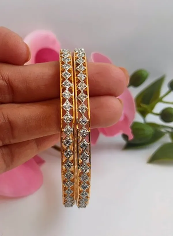 White_Brass_Premium_&_Elegant_Bangles_For_Women