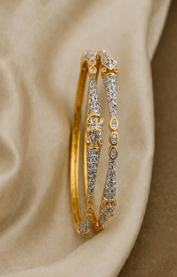 White_Brass_Premium_&_Elegant_Bangles_For_Women