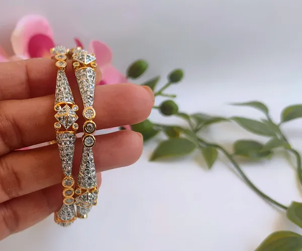 White_Brass_Premium_&_Elegant_Bangles_For_Women