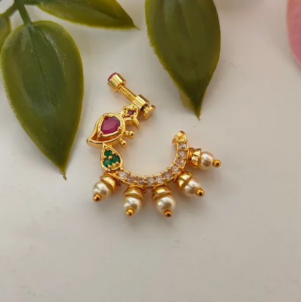 Peacock_Bridal_Nose_Ring_(Right_side)_For_Women