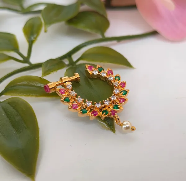 Multicolor_AD_Designer_Nose_Ring(Right_Side)_For_Women