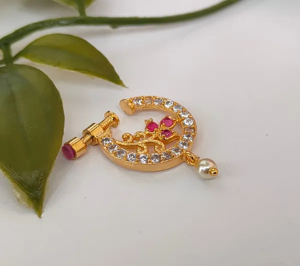 AD_Ruby_Floral_Nose_Ring_(Right_Side)_For_Women