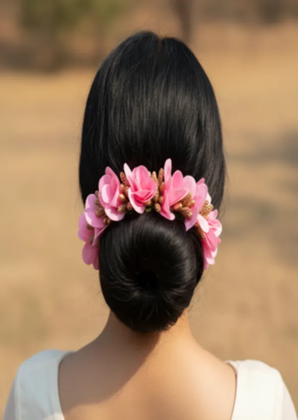 Baby_Pink_Orchids_Hair_Gajra_|_For_Women_Hair_Styling