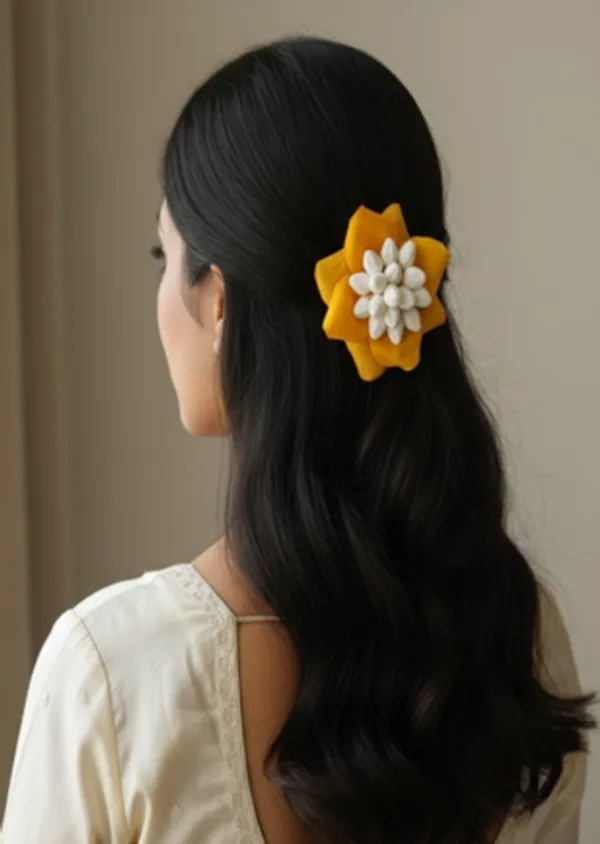Yellow_Rose_Petals_Brooch_Pin