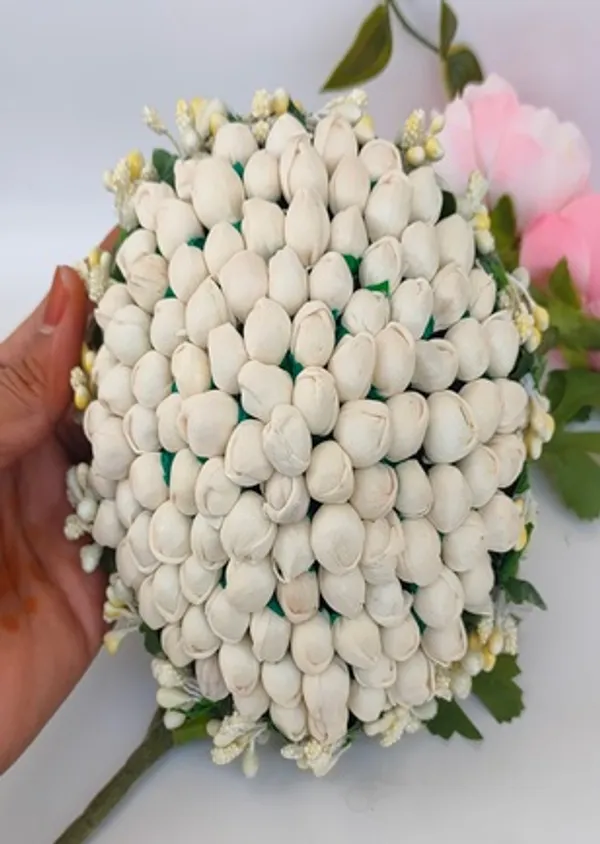 White_Artificial_Flower_Hair_Juda_|_For_Women_Hair_Styling