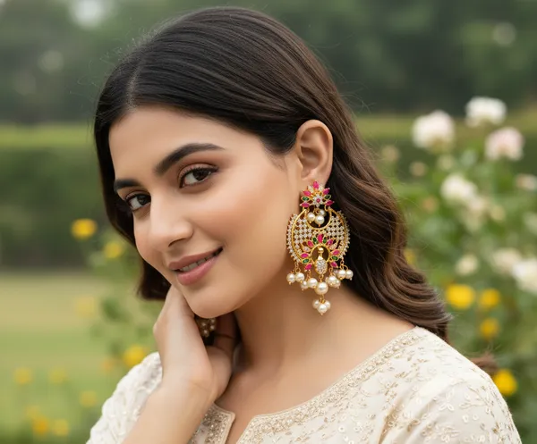 Multicolor_Peacock_Earrings_With_Artistic_Detailing