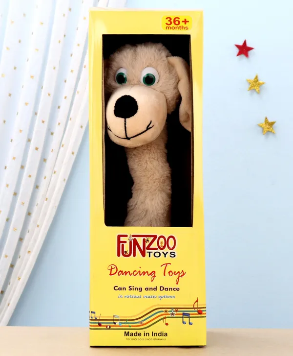 Mud_Brown_Battery_Operated_Interactive_Plush_Talking_Dog_For_Toddlers_3+_|_20_Cm