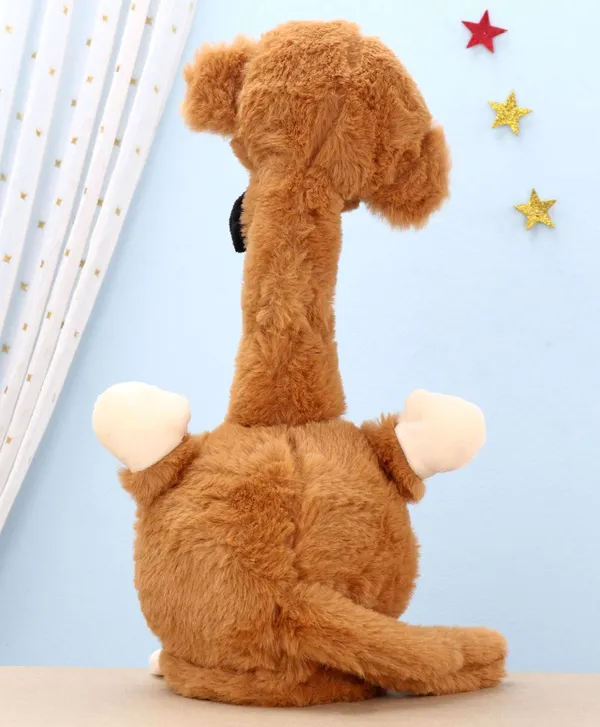 Dark_Brown_Battery_Operated_Interactive_Plush_Talking_Monkey_For_Toddlers_3+_|_20_Cm