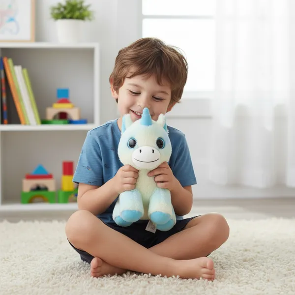 Blue_Rocking_Rainbow_Pony_Lightweight_Plush_Non_Musical_Soft_Toy_|_Age_3