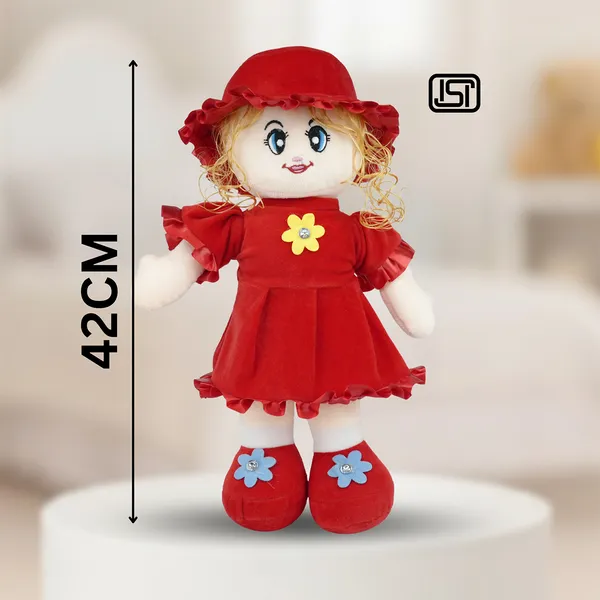 Red_Charming_Candy_Doll_Lightweight_Plush_Non_Musical_Soft_Toy_|_Age_3