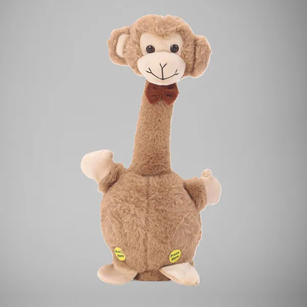 Brown_Battery_Operated_Interactive_Plush_Talking_Monkey_For_Toddlers_3+_|_20_Cm