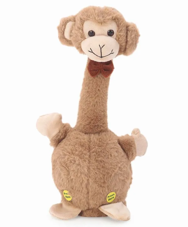 Brown_Battery_Operated_Interactive_Plush_Talking_Monkey_For_Toddlers_3+_|_20_Cm