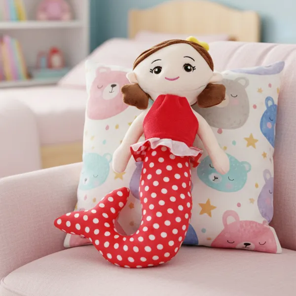 Red_Mermaid_Candy_Doll_Lightweight_Plush_Non_Musical_Soft_Toy_|_Age_3