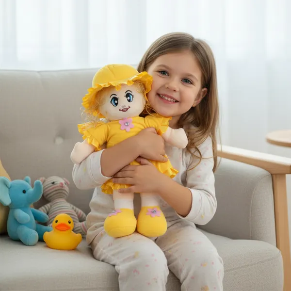 Yellow_Charming_Candy_Doll_Lightweight_Plush_Non_Musical_Soft_Toy_|_Age_3