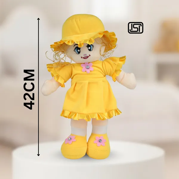 Yellow_Charming_Candy_Doll_Lightweight_Plush_Non_Musical_Soft_Toy_|_Age_3