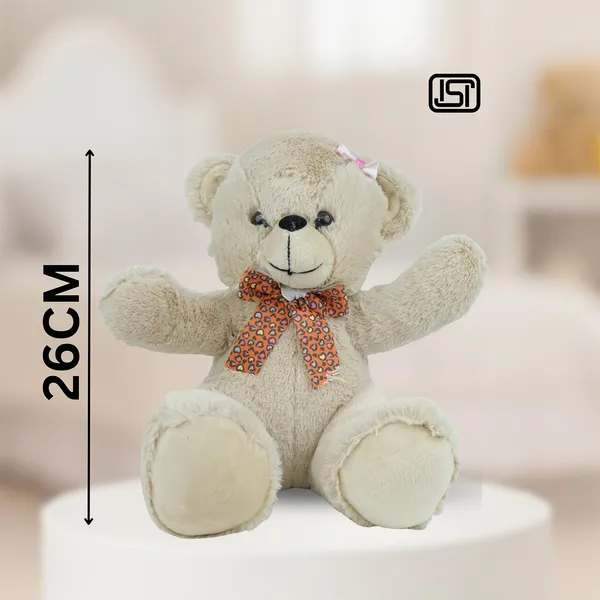 Mud_Brown_Angel_Teddy_Bear_Lightweight_Plush_Non_Musical_Soft_Toy_|_Age_3