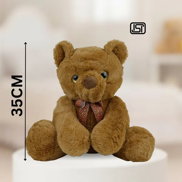 Dark_Brown_Royal_Teddy_Lightweight_Plush_Non_Musical_Soft_Toy_|_Age_3