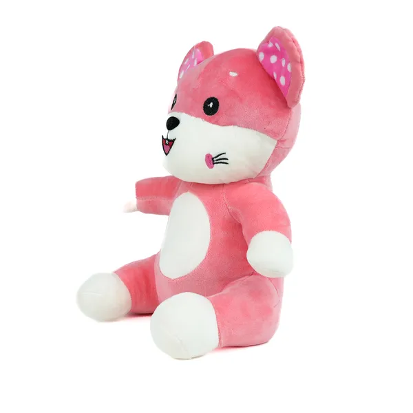 Radish_Red_Minky_Mouse_Lightweight_Plush_Non_Musical_Soft_Toy_|_Age_3
