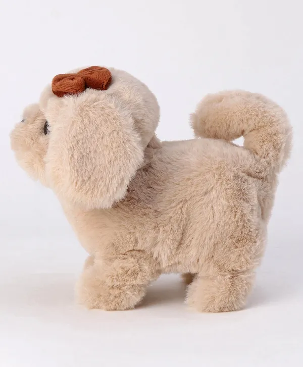 Mud_Brown_Battery_Operated_Musical_Walking_Puppy_Toy_For_Kids_3+_|_17_Cm