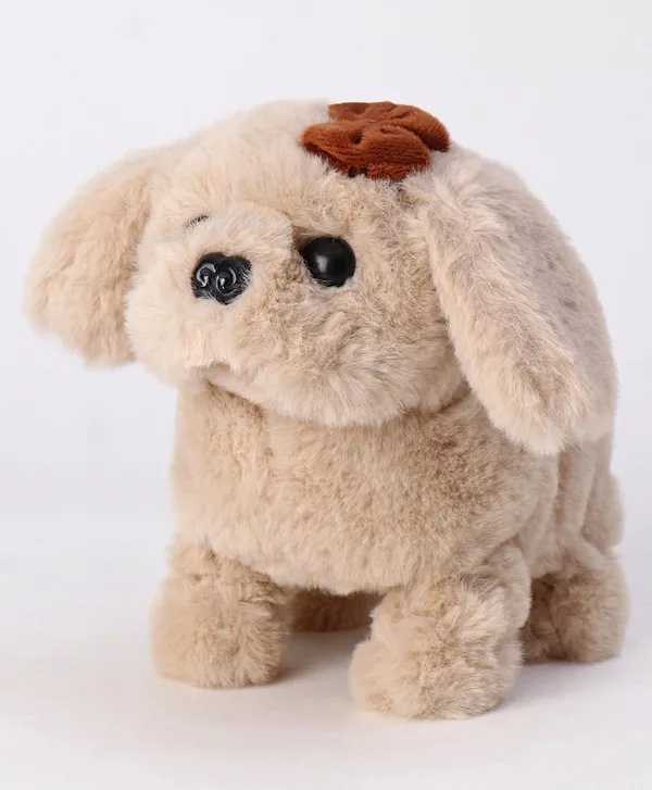 Mud_Brown_Battery_Operated_Musical_Walking_Puppy_Toy_For_Kids_3+_|_17_Cm