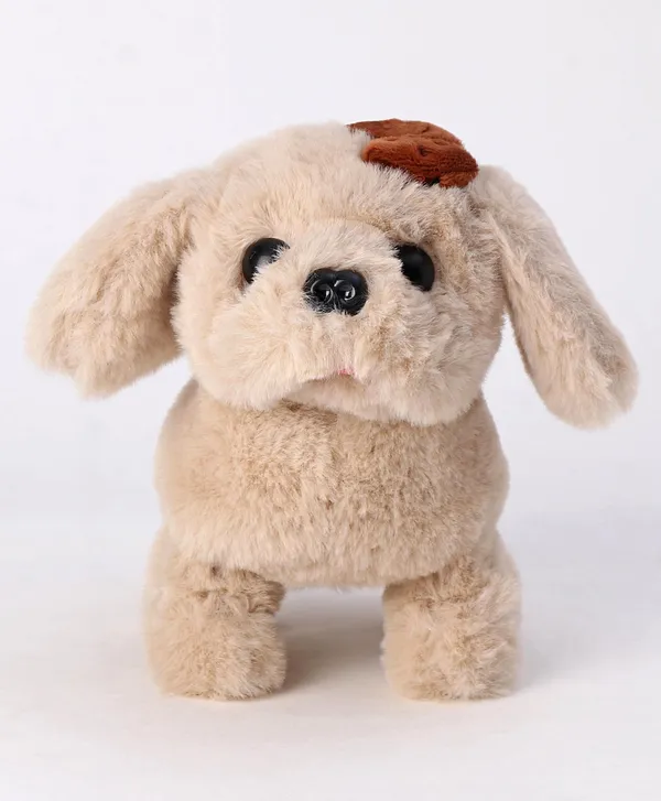 Mud_Brown_Battery_Operated_Musical_Walking_Puppy_Toy_For_Kids_3+_|_17_Cm