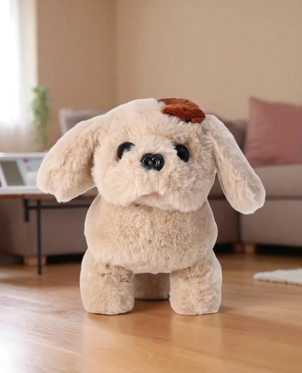 Mud_Brown_Battery_Operated_Musical_Walking_Puppy_Toy_For_Kids_3+_|_17_Cm