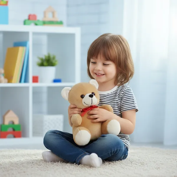 Brown_Cuddly_Bear_Lightweight_Plush_Non_Musical_Soft_Toy_|_Age_3
