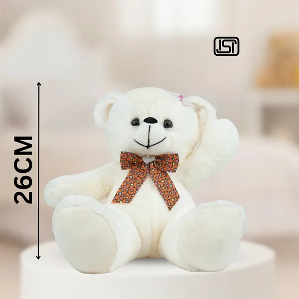 White_Angel_Teddy_Bear_Lightweight_Plush_Non_Musical_Soft_Toy_|_Age_3