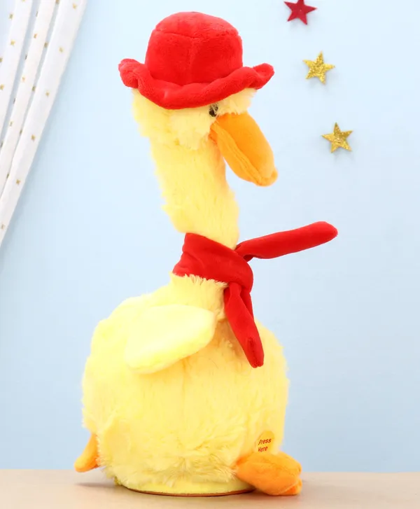 Yellow_Battery_Operated_Interactive_Plush_Talking_Duck_For_Toddlers_3+_|_20_Cm