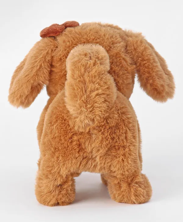 Dark_Brown_Battery_Operated_Musical_Walking_Plush_Puppy_Toy_For_Kids_3+_|_17_Cm