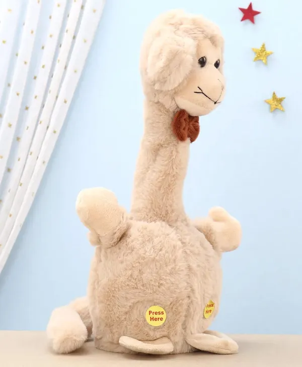 Mud_Brown_Battery_Operated_Interactive_Plush_Talking_Monkey_For_Toddlers_3+_|_20_Cm