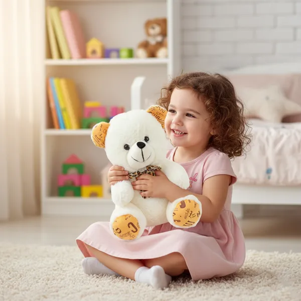 White_Funny_Bear_Lightweight_Plush_Non_Musical_Soft_Toy_|_Age_3