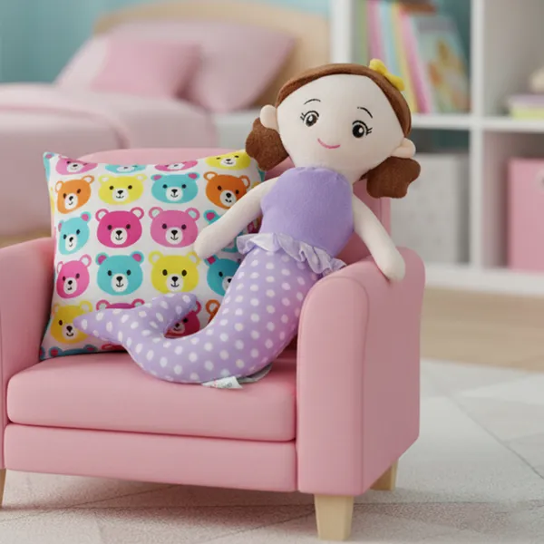 Purple_Mermaid_Candy_Doll_Lightweight_Plush_Non_Musical_Soft_Toy_|_Age_3