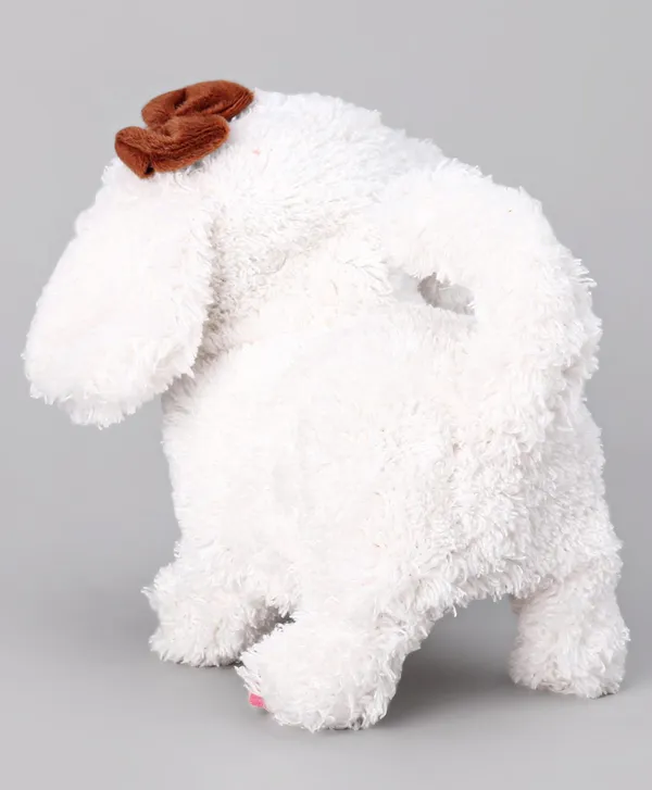 White_Battery_Operated_Musical_Walking_Puppy_Toy_For_Kids_3+_|_17_Cm