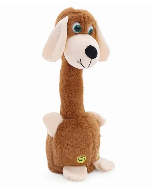 Dark_Brown_Battery_Operated_Interactive_Plush_Talking_Dog_For_Toddlers_3+_|_20_Cm