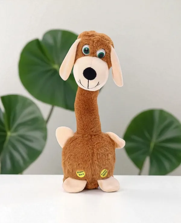 Dark_Brown_Battery_Operated_Interactive_Plush_Talking_Dog_For_Toddlers_3+_|_20_Cm