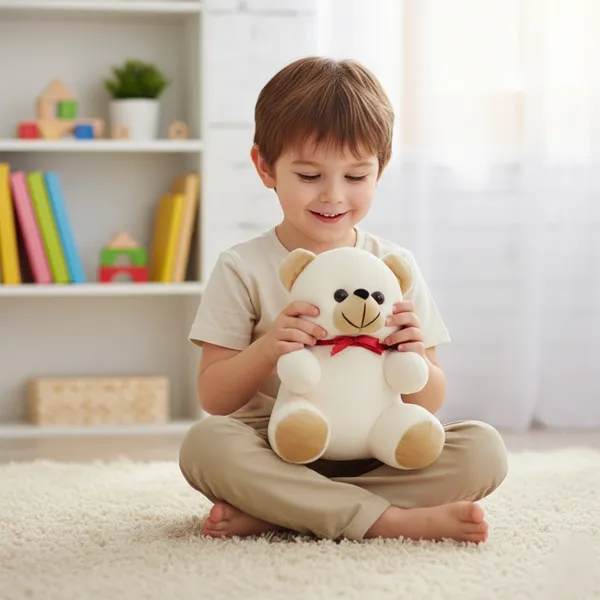 White_Cuddly_Bear_Lightweight_Plush_Non_Musical_Soft_Toy_|_Age_3