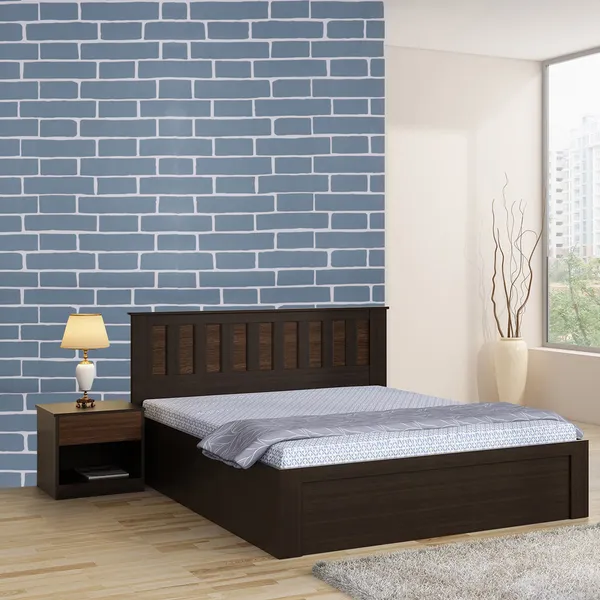 Grey_Prominent_Wall_Adorned_With_Blue_Brick_Wallpaper_Peel_&_Stick,_Waterproof,_Self-Adhesive_Ideal_For_Homes_&_Shops