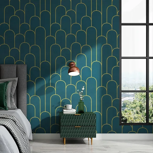 Green_&_Gold_Peel_And_Stick_Wallpaper_With_A_Giometric_Art_Deco_Pattern_Peel_&_Stick,_Waterproof,_Self-Adhesive_Ideal_For_Homes_&_Shops